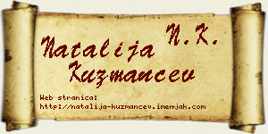 Natalija Kuzmančev vizit kartica